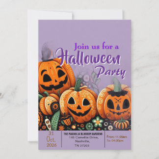 Halloween-Treffen Einladung