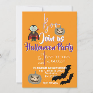 Halloween-Treffen Einladung