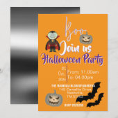 Halloween-Treffen Einladung (Vorne/Hinten)