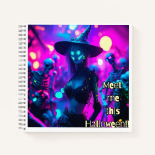 Halloween-Treffen Notizblock