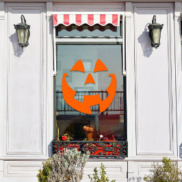 Halloween Trendy Lächeln Pumpkin Face Window Decal Fensteraufkleber