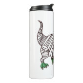 Halloween Trex Thermosbecher (Nach links gedreht)