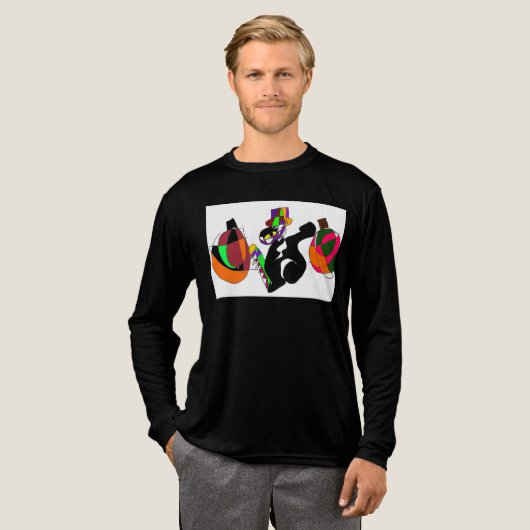 Halloween Tri-Blend Shirt (Volle Vorderseite)