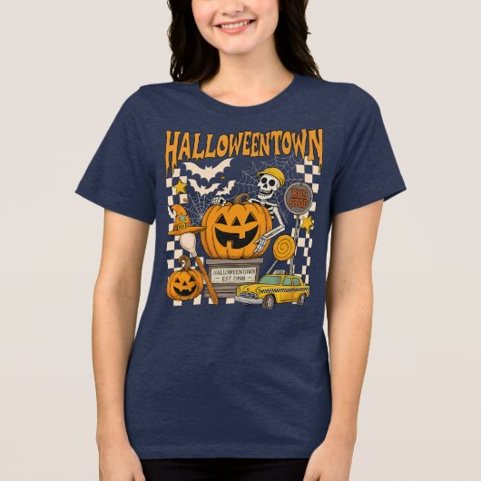 Halloween Tri-Blend Shirt (Vorderseite)