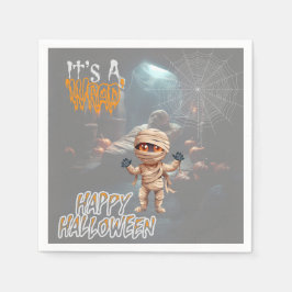 Halloween-Trick der Leckerei Mummy's Lair Serviette