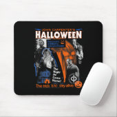Halloween Trick ist, Live Collage Retro Hor Bleibe Mousepad (Mit Mouse)