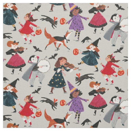 Halloween-Trick oder behandeln Kinder mit Pattern Stoff (Muster)