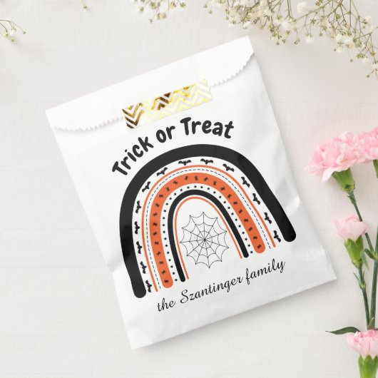 Halloween-Trick oder behandeln Regenbogenbussen pe Geschenktütchen (Versiegelt)