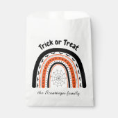 Halloween-Trick oder behandeln Regenbogenbussen pe Geschenktütchen (Vorderseite)