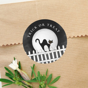 Halloween-Trick oder Behandlung einer Beängstigend Runder Aufkleber