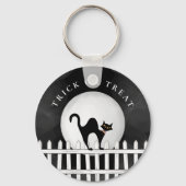 Halloween-Trick oder Behandlung einer Beängstigend Schlüsselanhänger (Vorderseite)