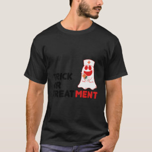 Halloween-Trick oder Behandlung Funny Nurse Gesche T-Shirt