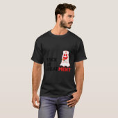 Halloween-Trick oder Behandlung Funny Nurse Gesche T-Shirt (Vorne ganz)