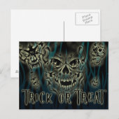 Halloween-Trick oder -Behandlung, individuell anpa Postkarte (Vorne/Hinten)