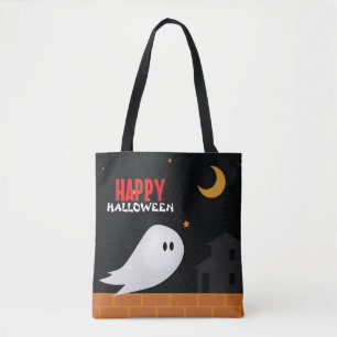Halloween-Trick oder Cartoon-Geist Tasche