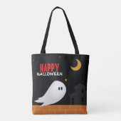 Halloween-Trick oder Cartoon-Geist Tasche (Rückseite)