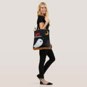 Halloween-Trick oder Cartoon-Geist Tasche (Am Model)