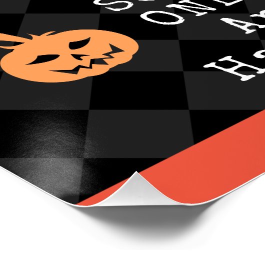 Halloween-Trick oder die Behandlung eines pandemis Poster (Ecke)