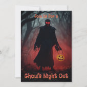 Halloween-Trick oder die Behandlung eines Spooky-G Einladung (Vorderseite)
