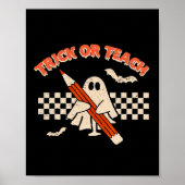 Halloween Trick oder Dozent Poster (Vorne)