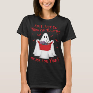 Halloween-Trick oder Fragend Garne T-Shirt
