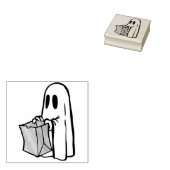 Halloween-Trick oder Ghost Gummistempel (Stempel)