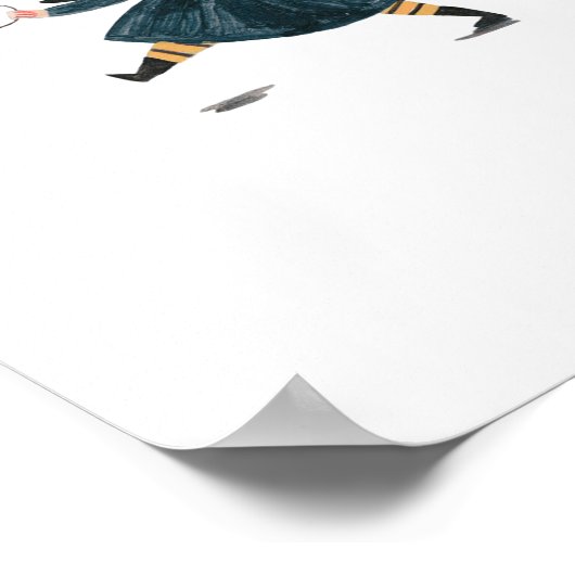 Halloween-Trick oder Kinderurlaub Poster (Ecke)