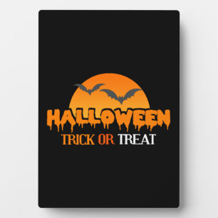 Halloween - Trick oder Leckerbissen Fotoplatte