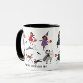 Halloween-Trick oder Leckerbissen Tasse (Vorderseite Links)