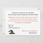 Halloween-Trick oder leckere Einladungen (Rückseite)