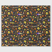 Halloween Trick-oder-Leckerei Candy Geschenkpapier (Flach)