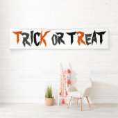 Halloween-Trick oder Leckerei-gespenstischer Text Banner (Insitu)