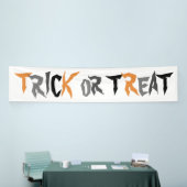 Halloween-Trick oder Leckerei-gespenstischer Text Banner (Messeveranstaltung)