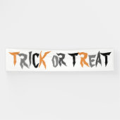 Halloween-Trick oder Leckerei-gespenstischer Text Banner (Horizontal)