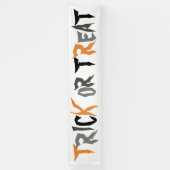 Halloween-Trick oder Leckerei-gespenstischer Text Banner (Vertikal)