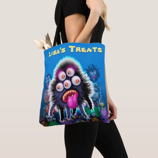 Halloween Trick-oder-Leckerei-Leckerei Tasche (Von Nahem)