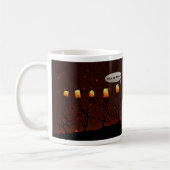 Halloween: Trick oder Leckerei? (Rot) Kaffeetasse (Links)