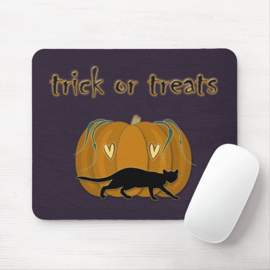 Halloween-Trick oder -Leckereien Mousepad (Mit Mouse)