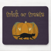 Halloween-Trick oder -Leckereien Mousepad (Vorne)