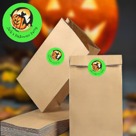 Halloween Trick oder Leckereien Packs Runder Aufkleber