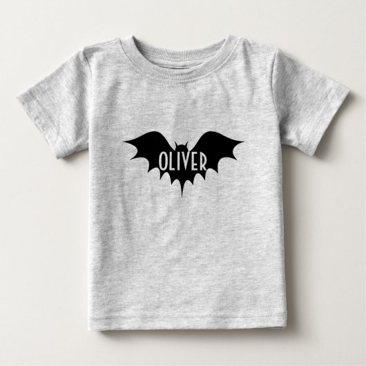 Halloween-Trick oder personalisierte Monogramm beh Baby T-shirt (Vorderseite)