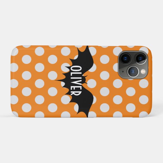 Halloween-Trick oder personalisierte Monogramm beh Case-Mate iPhone Hülle (Rückseite (Horizontal))