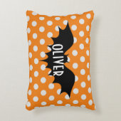 Halloween-Trick oder personalisierte Monogramm beh Dekokissen (Vorderseite(Vertikal))