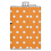 Halloween-Trick oder personalisierte Monogramm beh Flachmann (Rückseite)