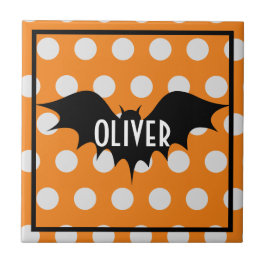 Halloween-Trick oder personalisierte Monogramm beh Fliese