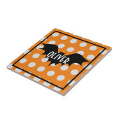 Halloween-Trick oder personalisierte Monogramm beh Fliese (Seite)