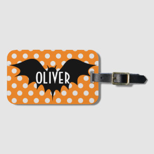 Halloween-Trick oder personalisierte Monogramm beh Gepäckanhänger