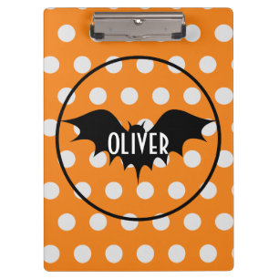 Halloween-Trick oder personalisierte Monogramm beh Klemmbrett
