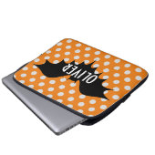 Halloween-Trick oder personalisierte Monogramm beh Laptopschutzhülle (Vorne Knopf)