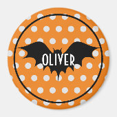 Halloween-Trick oder personalisierte Monogramm beh Magnet (Vorne)